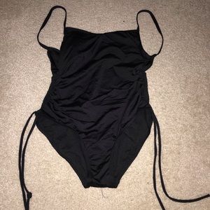 Black One Piece Swim Suit